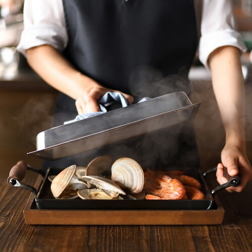 オークス 大人の鉄板 鉄板大 角蓋付き 日本製の通販【FLICKCART】