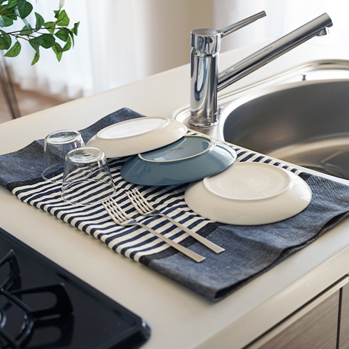 ジョージ・ジェンセン・ダマスク ABILD ティータオル 約80×50cm ダーク