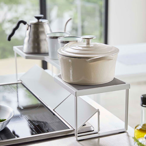 コンロ奥ラック 排気口カバー付コンロ奥ラック 幅75cm用 （ 75cm