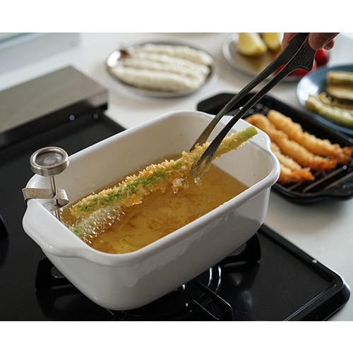 富士ホーロー 角型天ぷら鍋 ホワイト TP-20K Wの通販【FLICKCART】