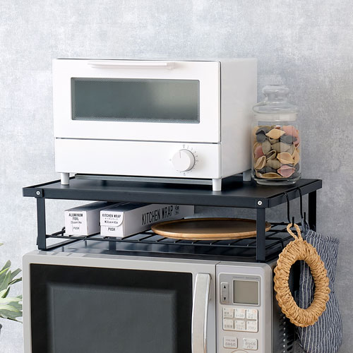 平安伸銅工業 レンジ上ラック マットブラック REK-1の通販【FLICKCART】