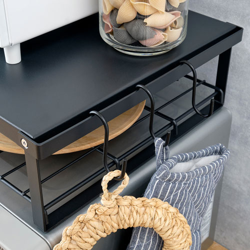 平安伸銅工業 レンジ上ラック マットブラック REK-1の通販【FLICKCART】