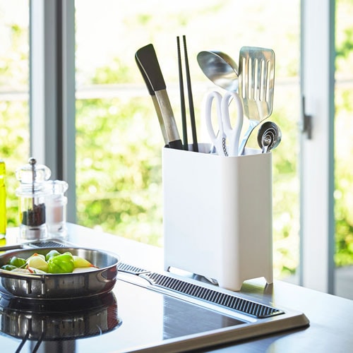 山崎実業 キッチンツールスタンド アクア AQUA ホワイト 3225の通販