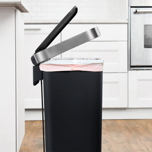 一年保証 EKO ハナステップピン 45L ブラック ペダル式 キャスター付