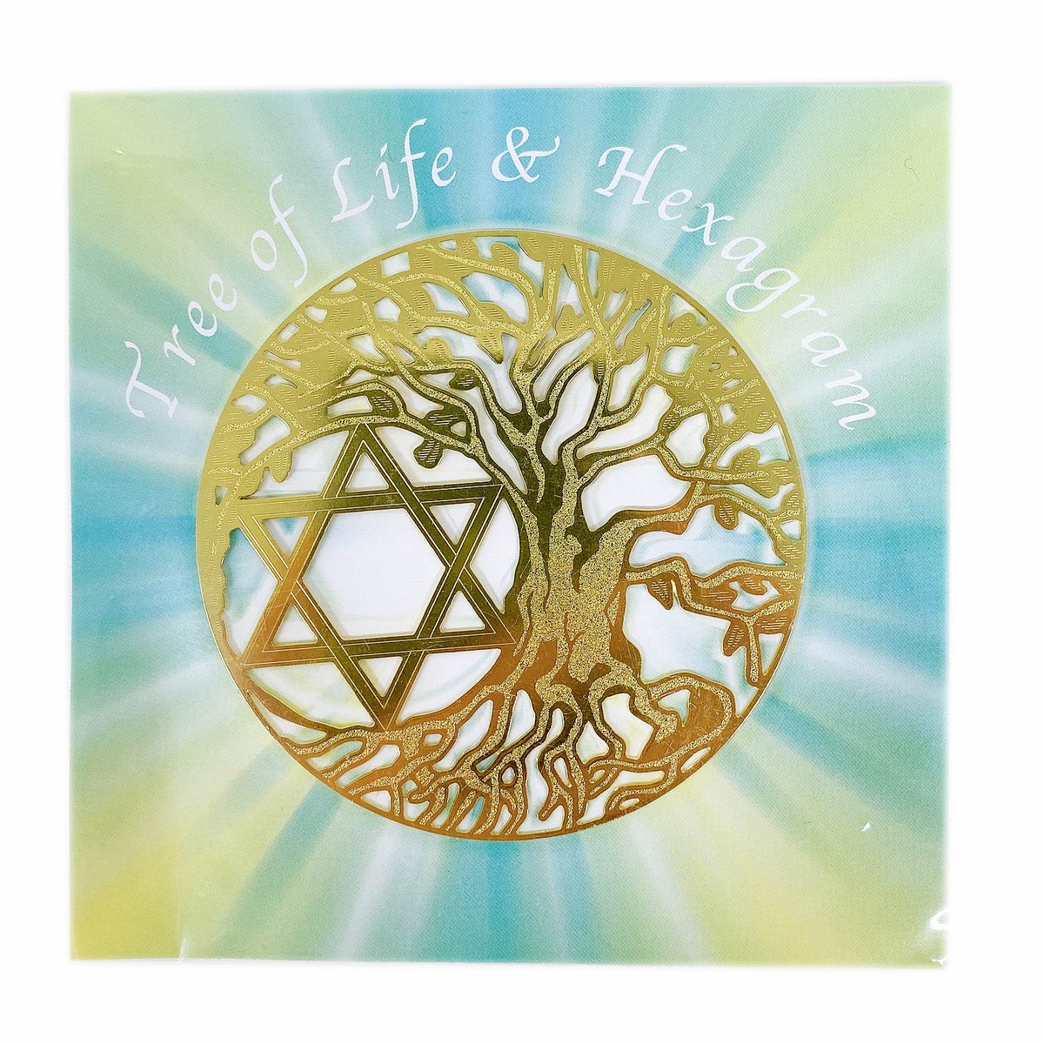 エナジーカード ツリーオブライフ＆六芒星[6218A]