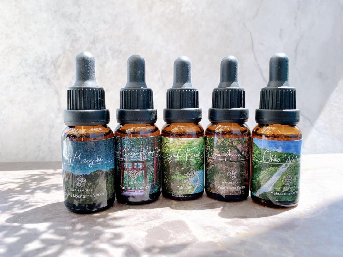 神々の山、屋久島シリーズエッセンス5本セット