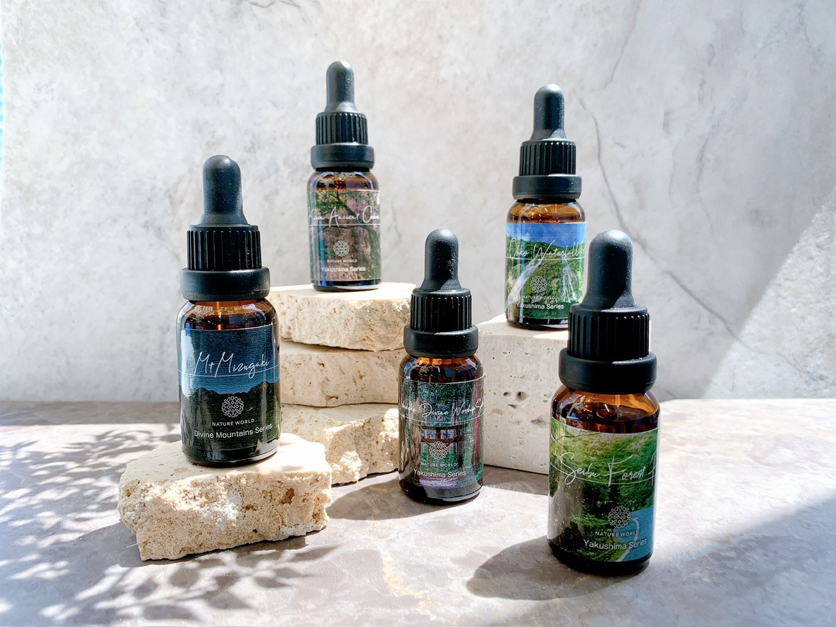 神々の山、屋久島シリーズエッセンス5本セット