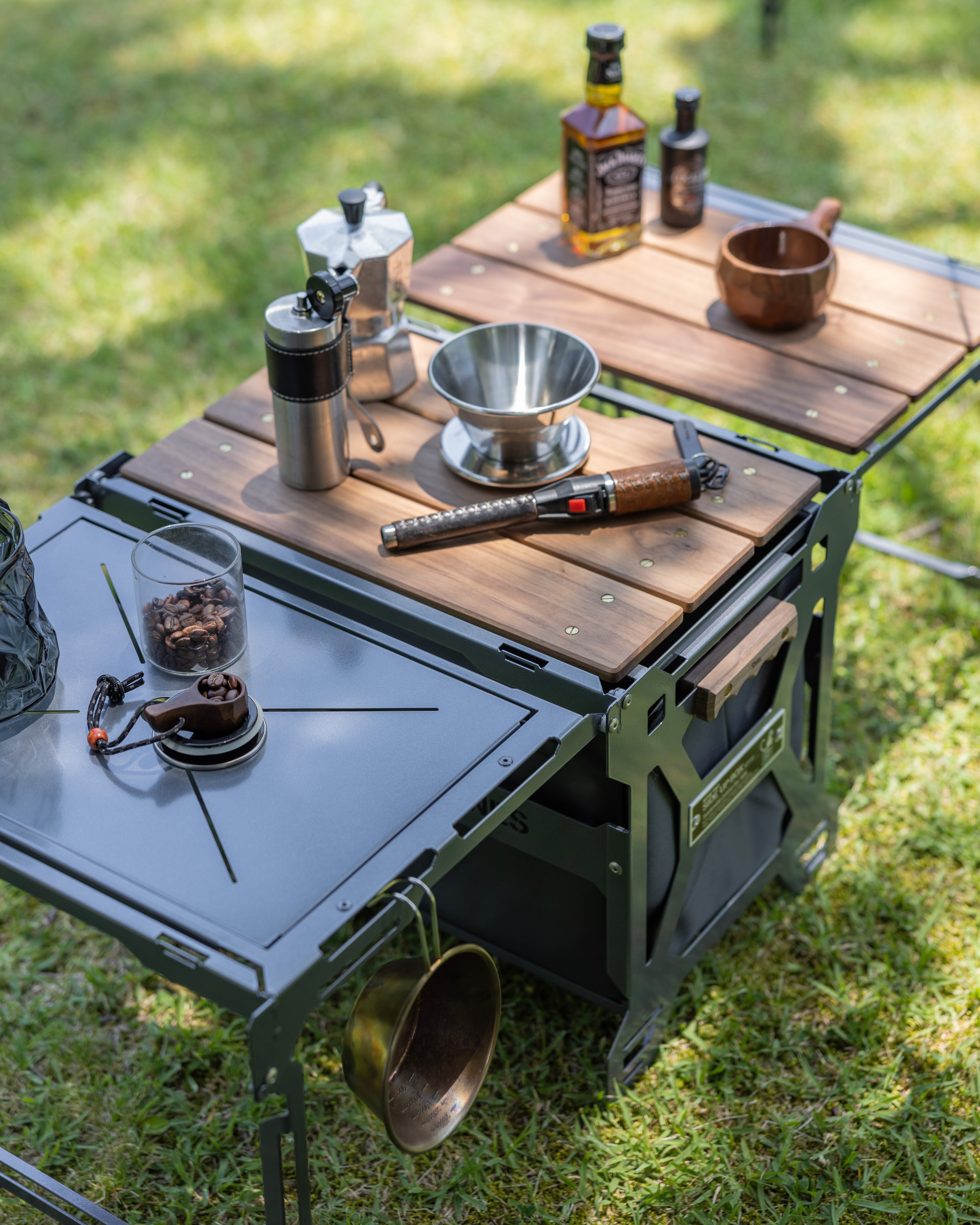 ネイチャートーン STEEL GRAY】THE SIDE UP BOX ＆ TABLE Shim.Craft × NATURE