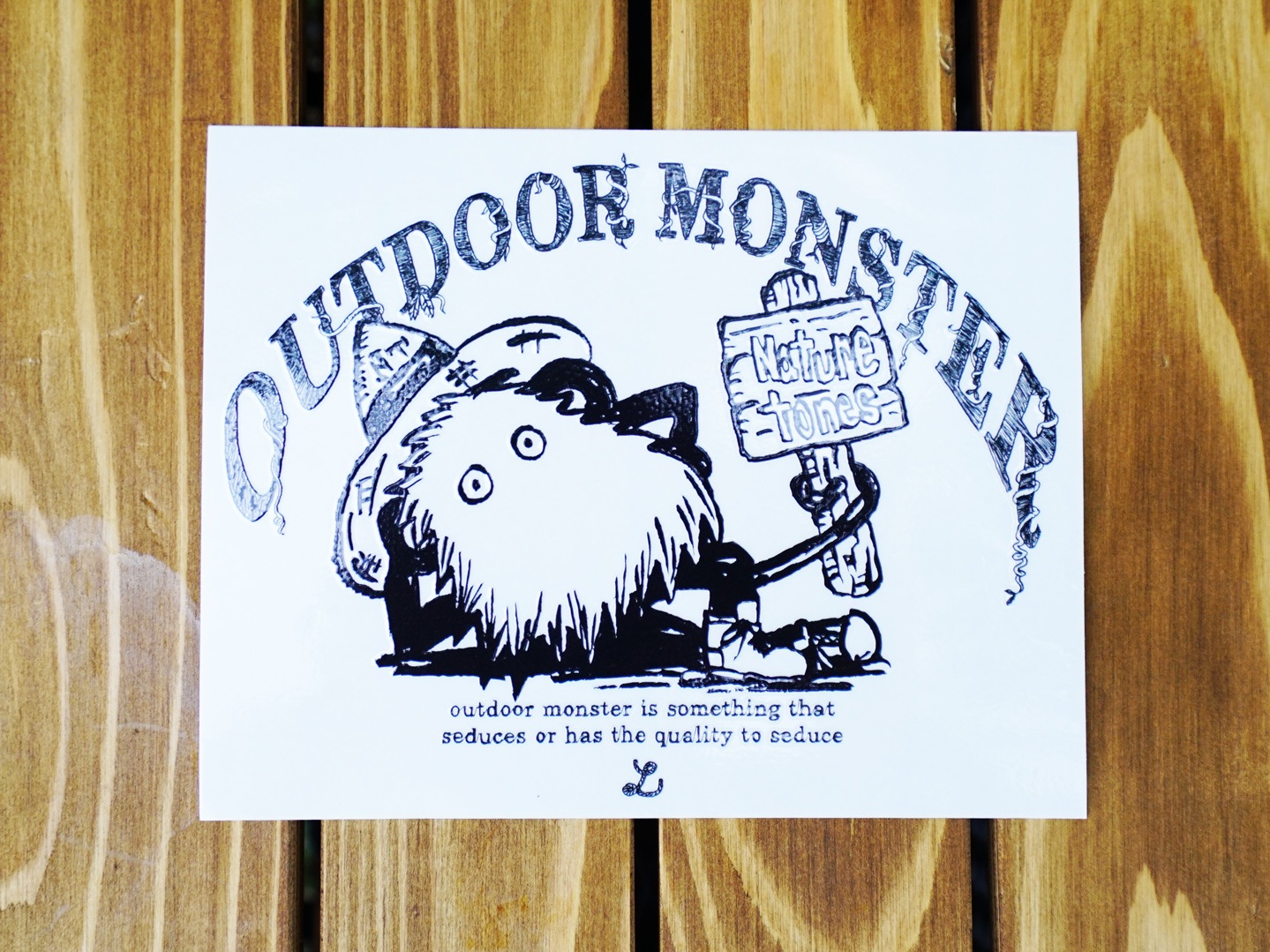 アウトドアモンスター BIGカッティング転写ステッカー
