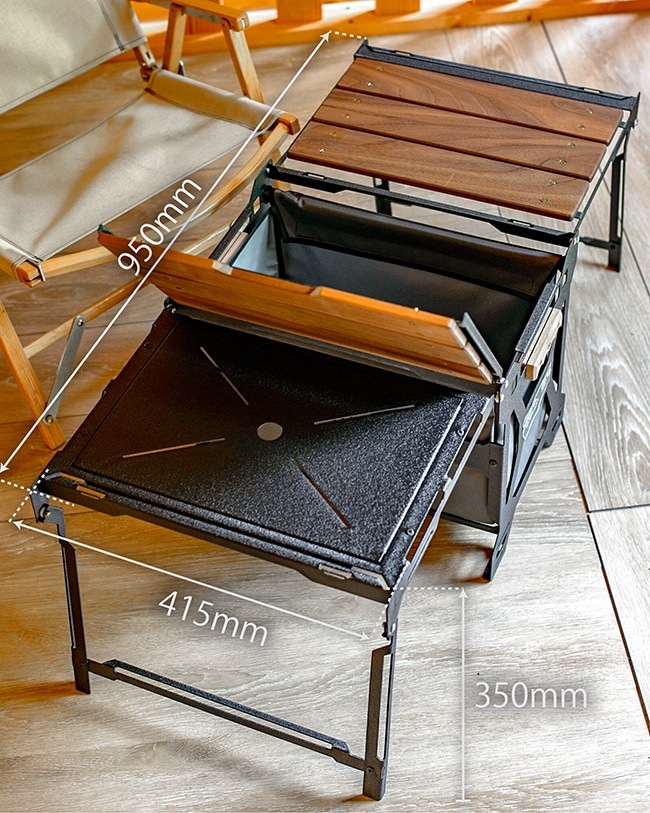 SIDE UP BOX　Shim.Craft NATURE TONES STEEL GRAY】THE SIDE UP BOX ＆ TABLE Shim.Craft × NATURE TONES