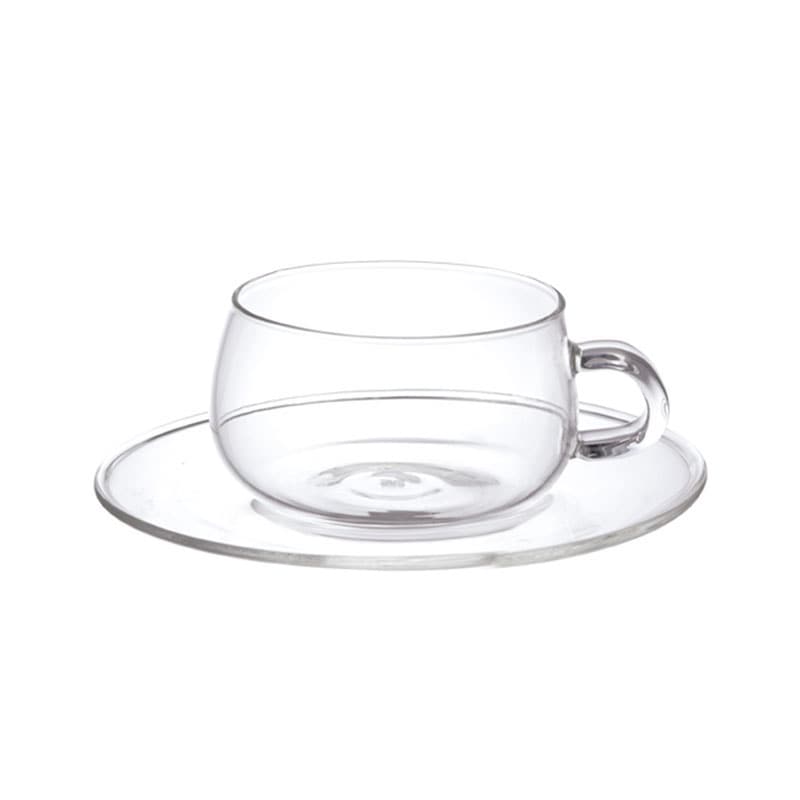 KINTO キントー UNITEA カップ&ソーサー 230ml ガラス NR-00063