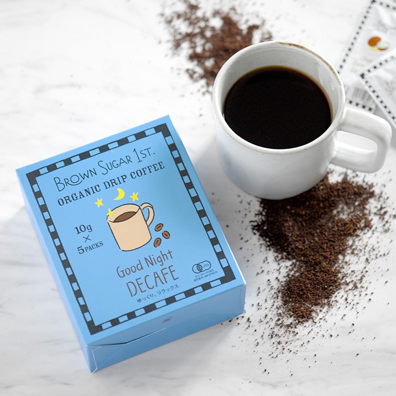 ブラウンシュガーファースト オーガニックドリップコーヒー　グッドナイト　デカフェ  NR-00109