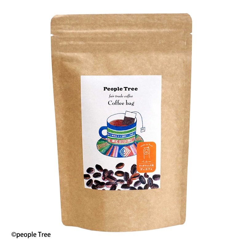 People Tree ピープルツリー フェアトレード・コーヒーバッグ・ディカフェ・ペルー NR-00410
