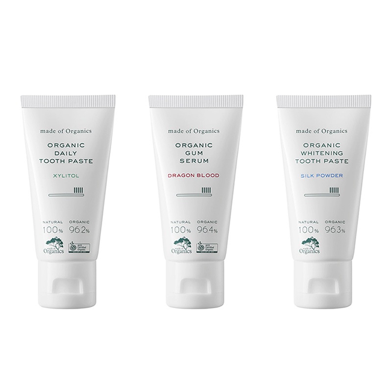 made of Organics メイドオブオーガニクス オーガニック歯磨き粉 25g mnr-0096