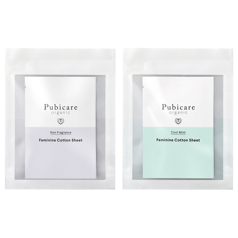 Pubicare organic ピュビケア オーガニック フェミニン コットンシート 5枚入り mnr-0100