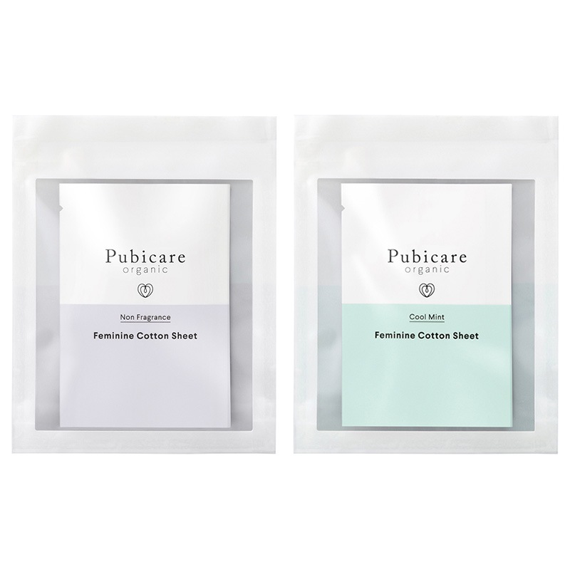 Pubicare organic ピュビケア オーガニック フェミニン コットンシート 5枚入り mnr-0100