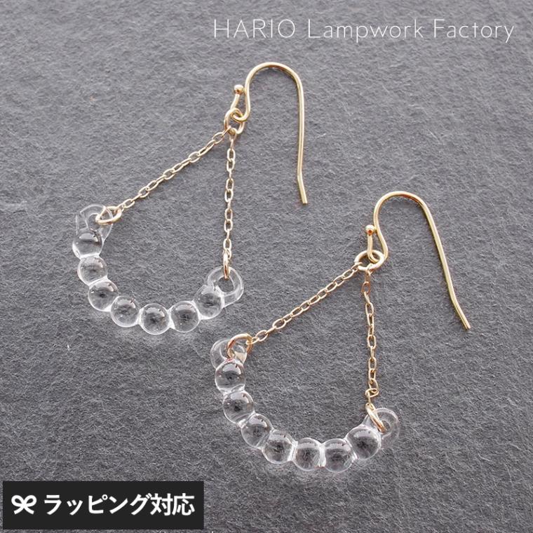 HARIO Lampwork Factory ハリオランプワークファクトリー ピアス アール NR-00817