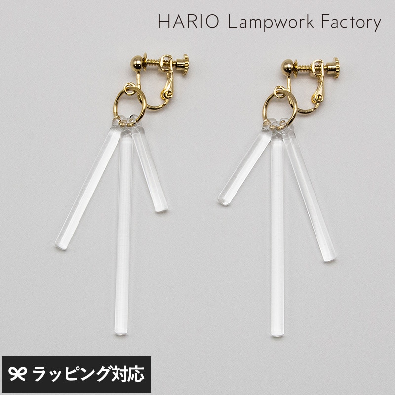 HARIO Lampwork Factory ハリオランプワークファクトリー イヤリング カナデ NR-00827
