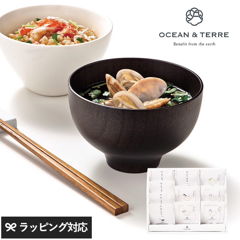OCEAN ＆ TERRE 炊き込みご飯とお吸い物セットB NR-01133 炊き込みご飯の素お吸い物/高級/ギフト/甘くないもの/詰め合わせ/グルメ/和食/贈り物/母の日 2025 プレゼント ギフト 花以外 実用的 メッセージカード/