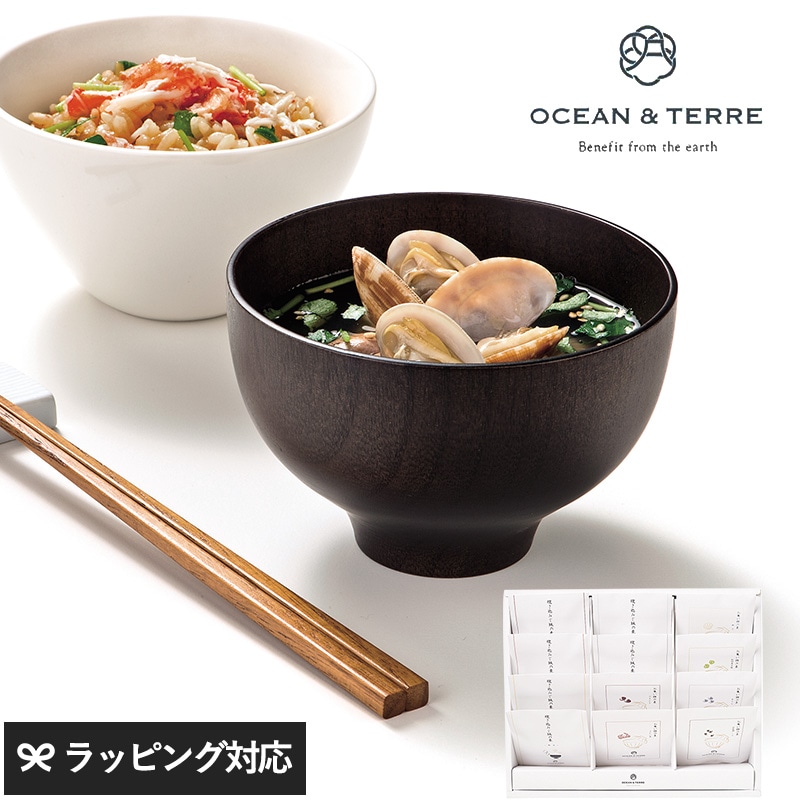 OCEAN ＆ TERRE 炊き込みご飯とお吸い物セットE NR-01134 炊き込みご飯の素お吸い物/高級/ギフト/甘くないもの/詰め合わせ/グルメ/和食/贈り物/母の日 2025 プレゼント ギフト 花以外 実用的 メッセージカード/
