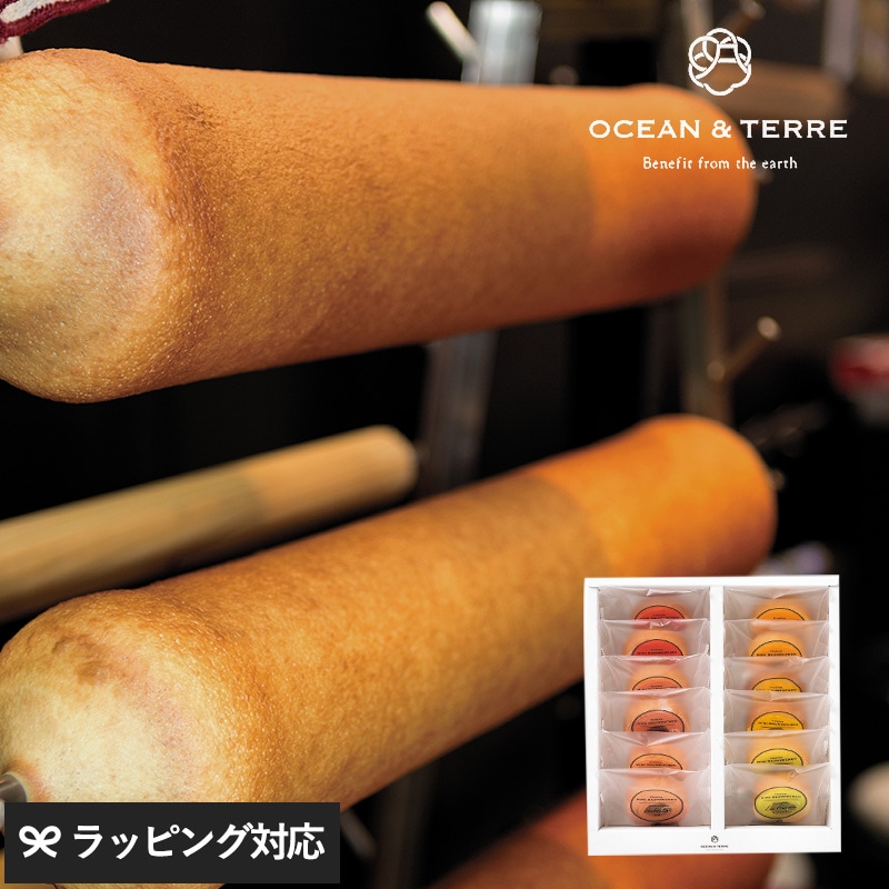 OCEAN ＆ TERRE Premium フルーツバームセットC NR-01143 バームクーヘン個包装/ギフト/詰め合わせ/かわいい/おしゃれ/スイーツ/グルメ/贈り物/母の日 2025 プレゼント ギフト 花以外 実用的 メッセージカード/