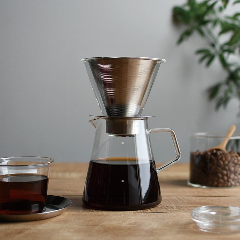 KINTO キントー カラット コーヒードリッパー＆ポット クリア NR-01214