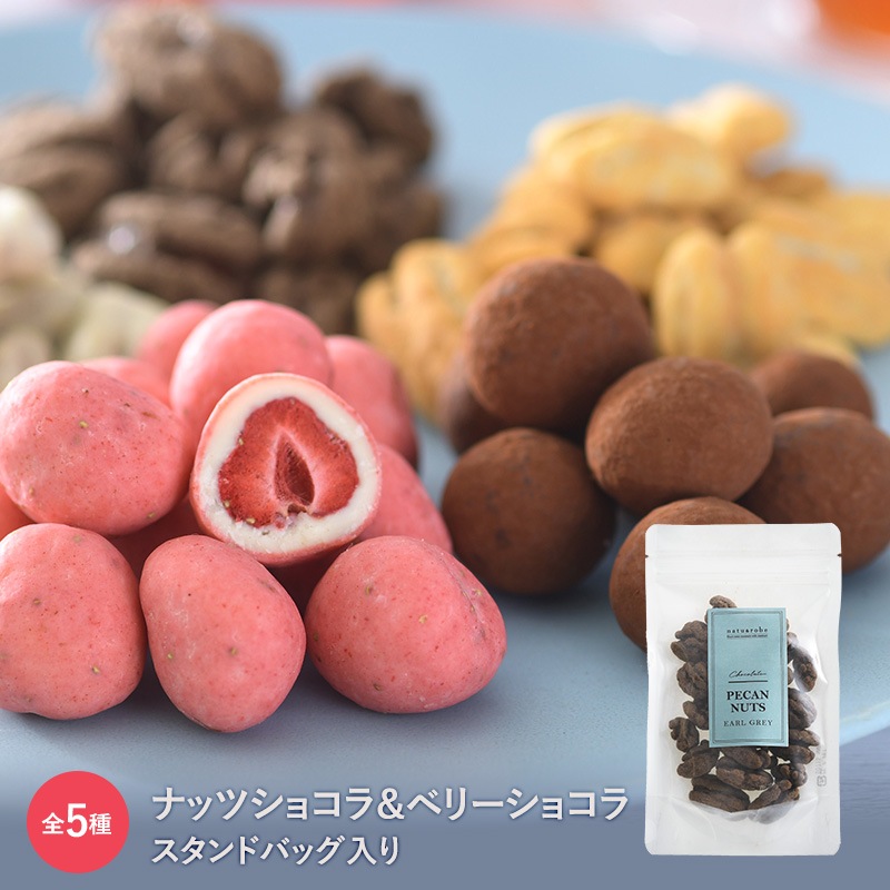ナッツショコラ＆ベリーショコラ スタンドバッグ入り mnr-0268