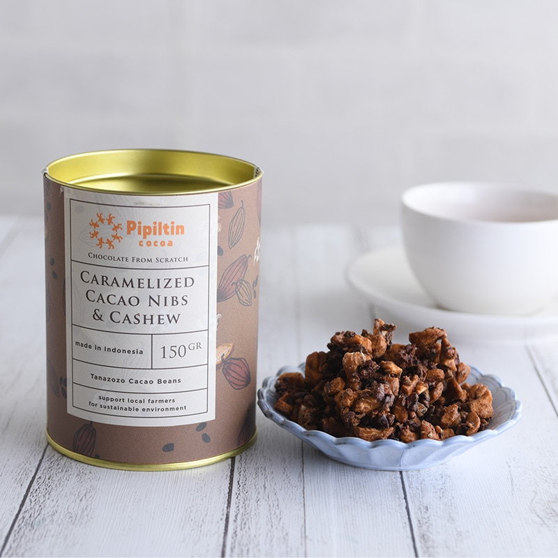 Pipiltin Cocoa ピピルティンココア カラメルがけカカオニブ&カシュー NR-01549
