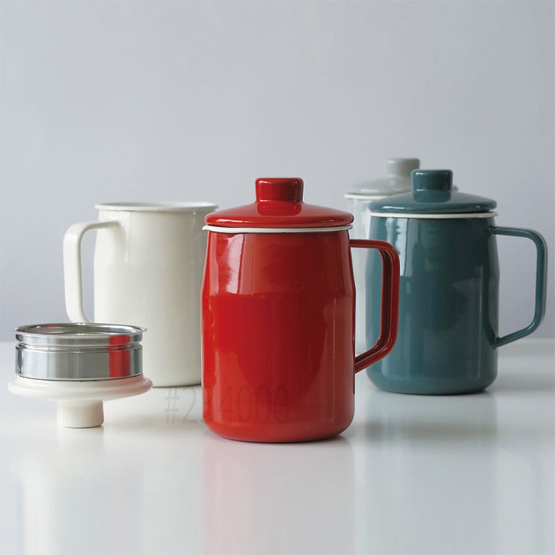 FUJIHORO JAPAN フジホーロー ジャパン フィルト1.0Lオイルポット mnr-0280 富士ホーローオイルポット/おしゃれ/琺瑯 ほうろう/油ポット/油こし/ホウロウ/油こし器/オイルストッカー/富士ホーロー/