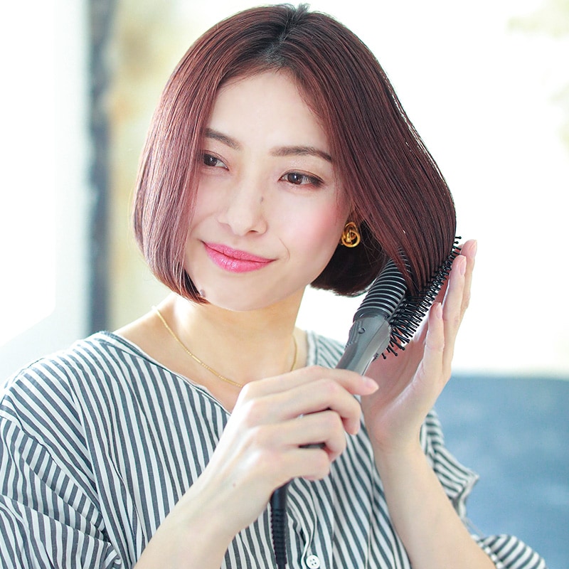 CREATE ION クレイツ ブラシアイロン エアリッチ NR-01838