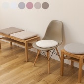 mofua モフア イブル CLOUD柄 くすみ系おしゃれなチェアパッド mnr-0320