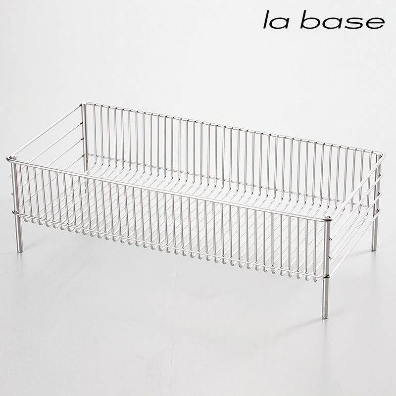 la base ラバーゼ ステンレス水切りかご スリム NR-01896