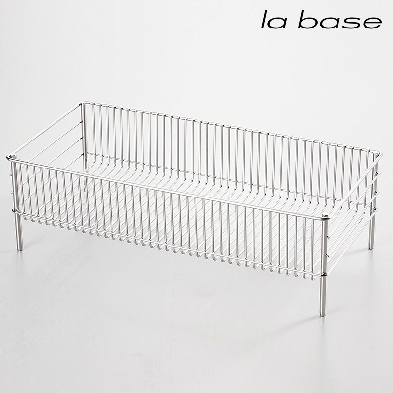 la base ラバーゼ ステンレス水切りかご スリム NR-01896