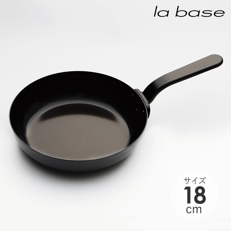 la base ラバーゼ 鉄フライパン 18cm NR-01909