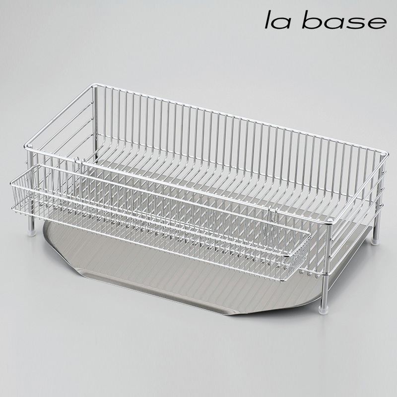la base ラバーゼ 水切りかご スリム 3点セット NR-01915