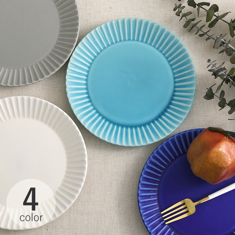 Sakuzan サクザン Stripe 丸皿 M mnr-0395