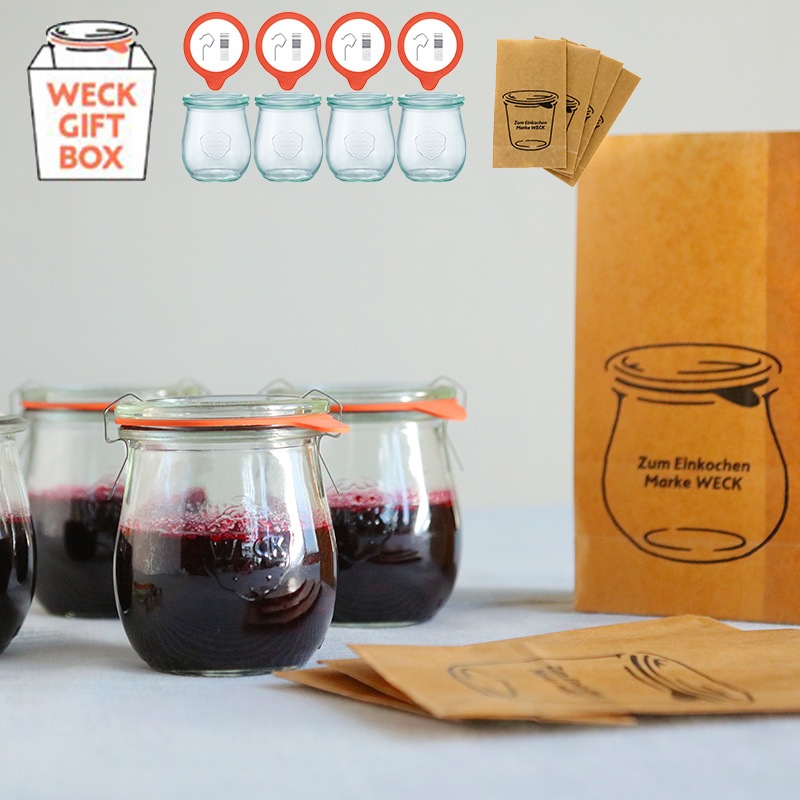 WECK ウェック GIFTBOX TULIP200ml×4_S NR-02380