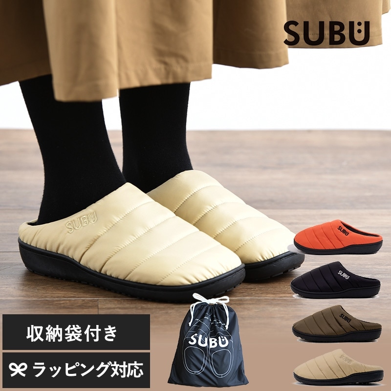 正規 SUBU スブ 冬用サンダル PERMANENT mnr-0490 新作スリッパ スリッポン ダウンシューズ/レディース 女性 キッズ 子供/室内/おしゃれ/防寒 あったか 撥水/キャンプ/ギフト プレゼント/小さいサイズ/20cm～21.5cm/