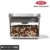 OXO オクソー ステンレスポップコンテナ スモールスクエア ミニ 0.4L NR-02854
