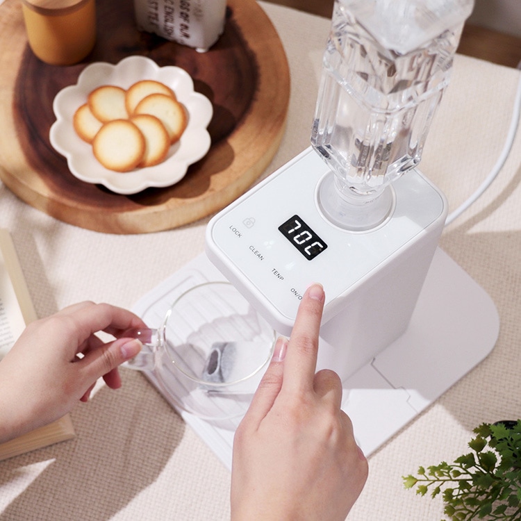 plus more プラスモア ペットボトル式 ホットウォーターサーバー mbm-0579