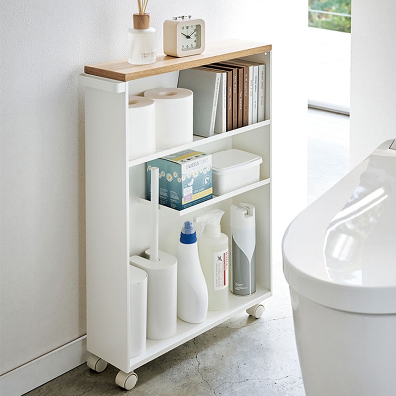 tower タワー ハンドル付きスリムトイレラック mga-2374