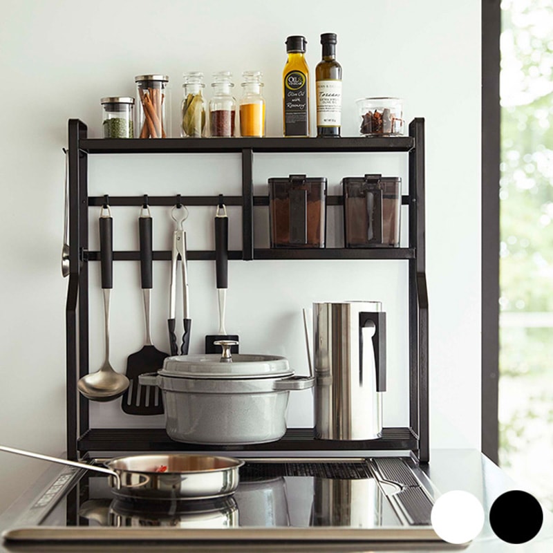 tower タワー コンロサイドラック mga-4357