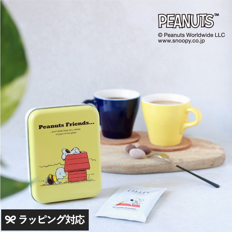 INIC Coffee イニックコーヒー PEANUTS ハニーコーヒー缶 4CUPS NR-02897