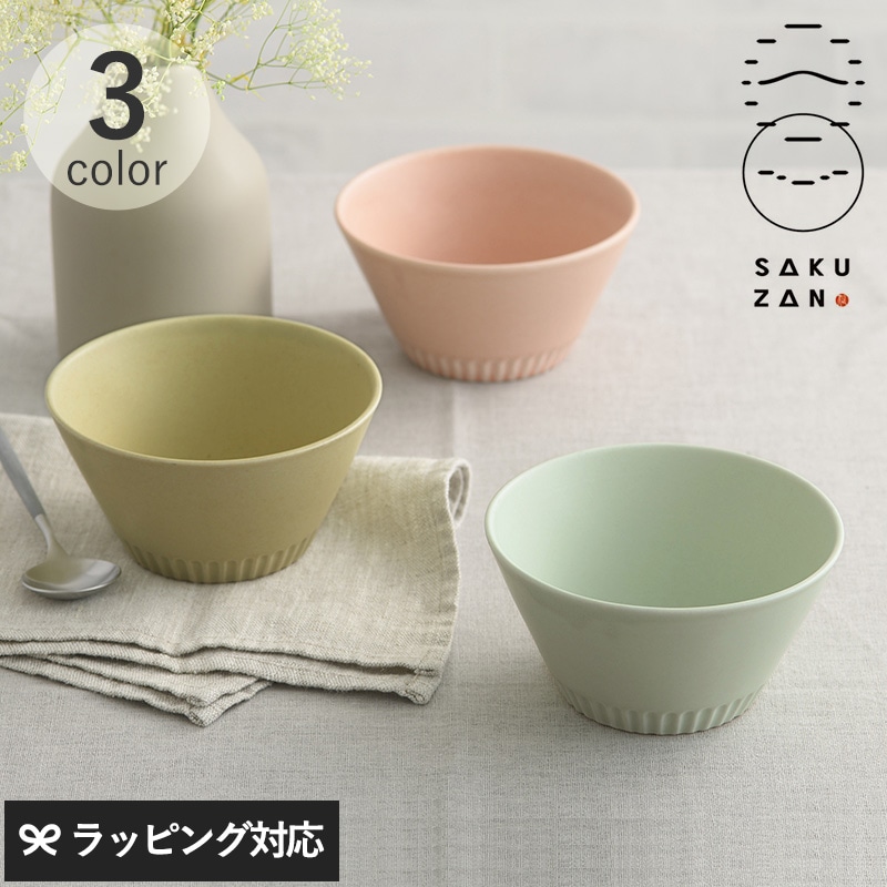 Sakuzan サクザン Stripe ボウル mnr-0511