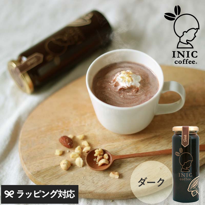 INIC Coffee イニックコーヒー ドリンクチョコパウダー ダーク NR-02860