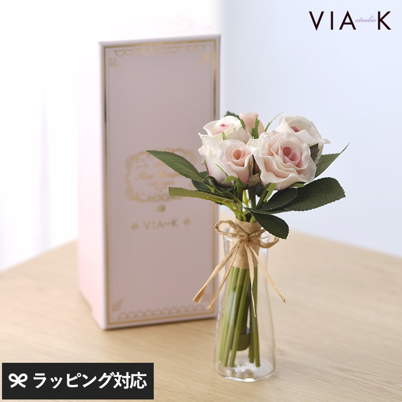 VIA K STUDIO ヴィアケースタジオ ローズブーケ ベビーピンク NR-02992