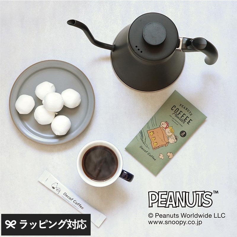 INIC coffee イニックコーヒー PEANUTS コーヒー 3本入り デカフェ  NR-03069