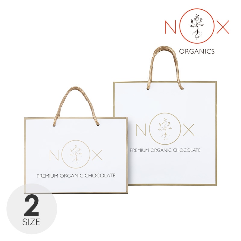 NOXオーガニック 紙袋 mnr-0605 オーガニックチョコレート/紙袋　ギフト袋/個包装/詰め合わせ/スーパーフード/低GI 低糖質/チョコ　高級/プレゼント/