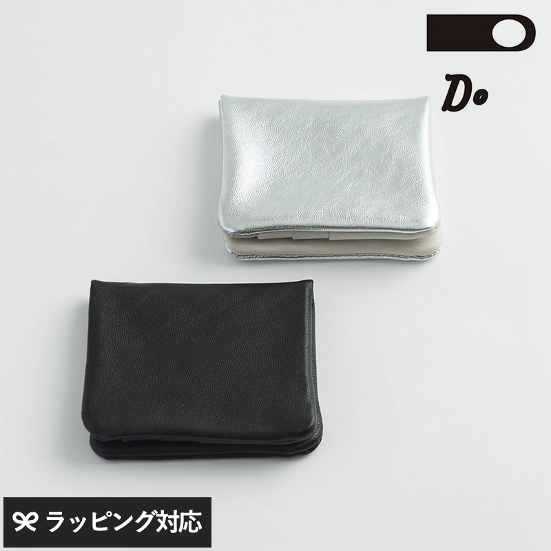 CLASKA DO クラスカ ドー DEFORE mini by MARINEDAY　 mnr-0671 財布ミニ/革/おしゃれ/かわいい/ブラック/シルバー/収納/カード/ゴートスキン/