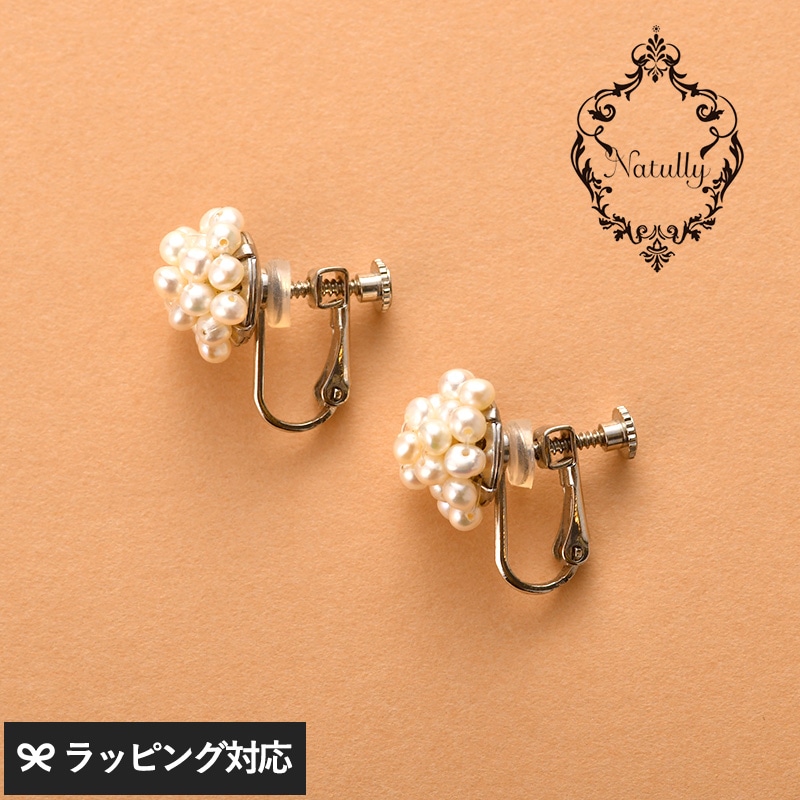 Natully ナチュリー Awa イヤリング NR-04881 アクセサリーイヤリング/レディース/おしゃれ/パール/淡水パール/上品/大人かわいい/女性らしい/ギフト プレゼント/